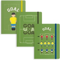 Libreta de Fútbol de 19 x 13 x 1,5 cm