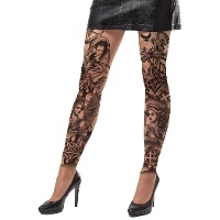Pantys de tatuajes satánicos