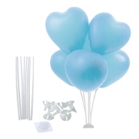 Centro de mesa para globos transparente - 8 piezas