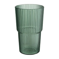 Vaso de 550 ml de acrílico a rayas